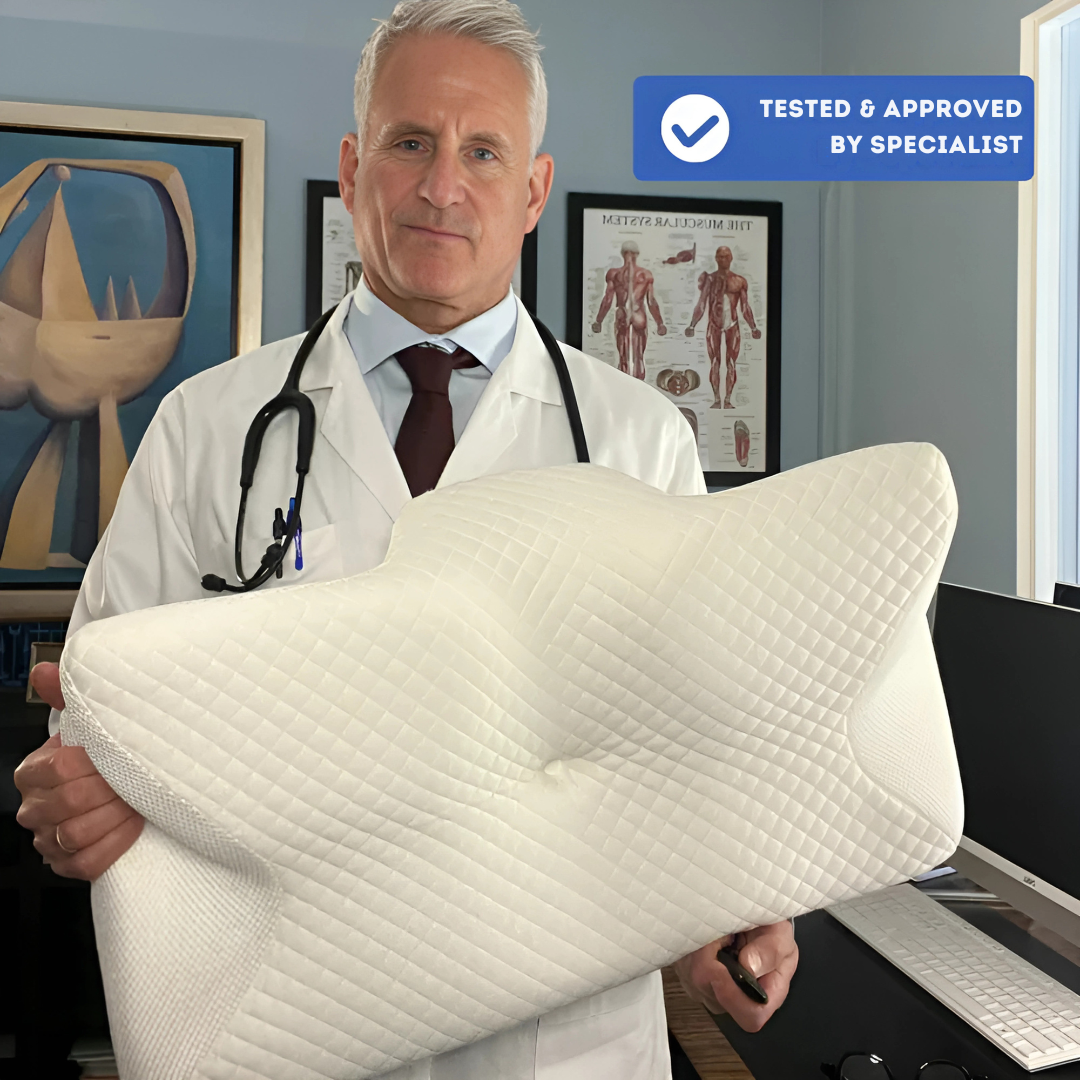 Doctor approved ergonomic pillow