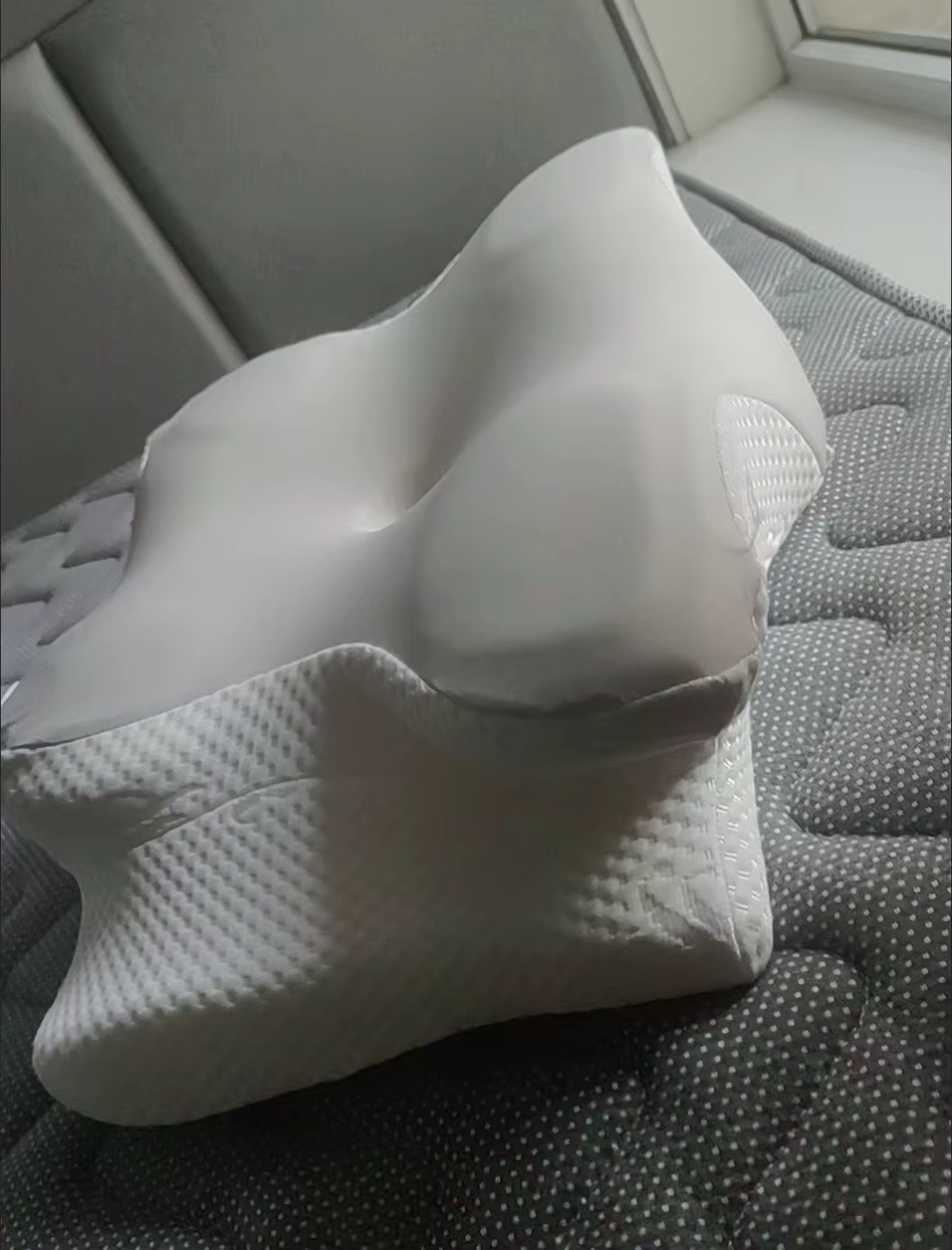 Man relaxing on pillow